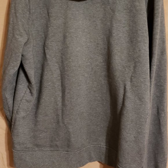 H&M, Gray zip-up Sweatshirt w/ hood jacket, Size Large - Picture 13 of 16